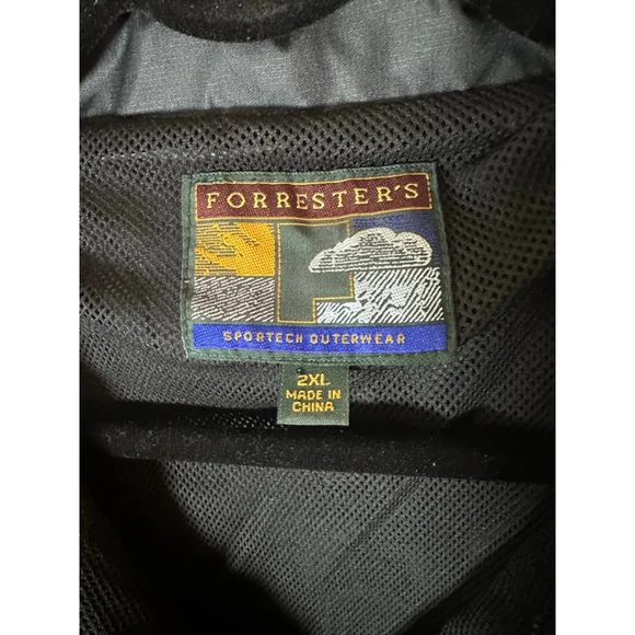 Men's Forrester's Black XXL Performance Rain Suit - Picture 3 of 11